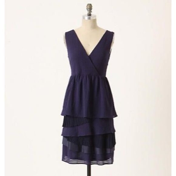 Ric Rac x Anthropologie Gingham Woven Eclectic Midi Dress Vintage Boho Feminine - Picture 3 of 16